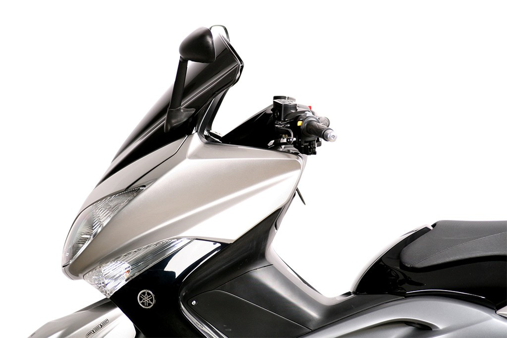 Szyba motocyklowa MRA YAMAHA T-MAX 500 (XP) SJ06 2008-2011, forma RM, czarna