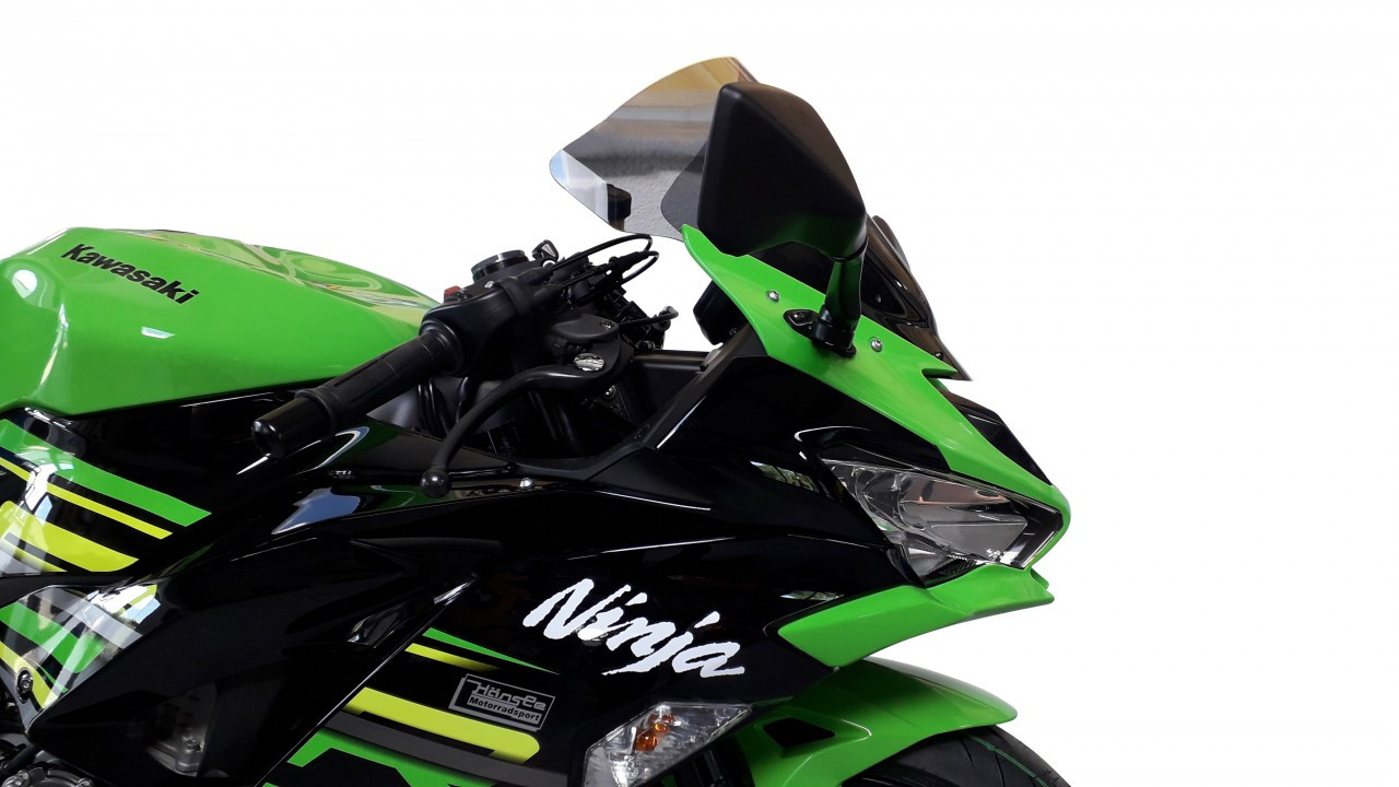 Szyba motocyklowa MRA KAWASAKI NINJA ZX 6 R 2019-2023, forma R, bezbarwna