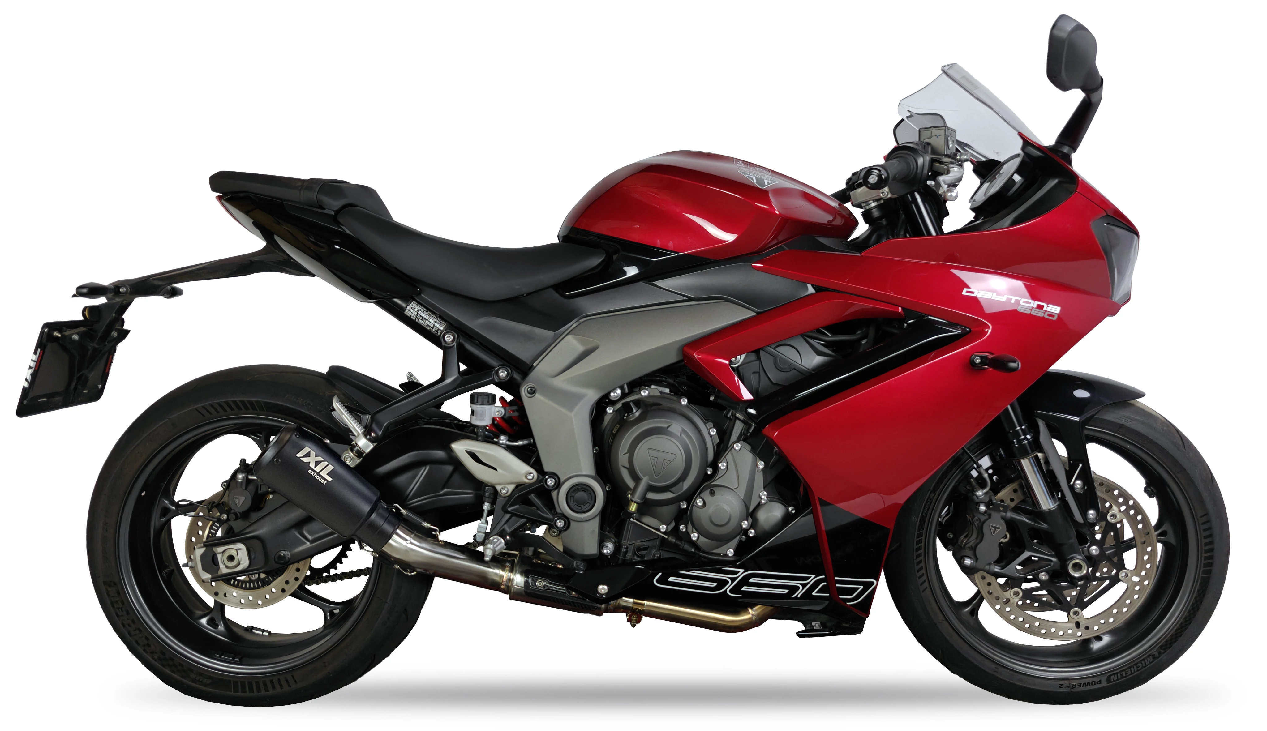 IXIL Układ wydechowy, tłumik TRIUMPH DAYTONA 660 24-26 (LG20 LG21) typ RB FULL SYSTEM - RACE XTREM BLACK