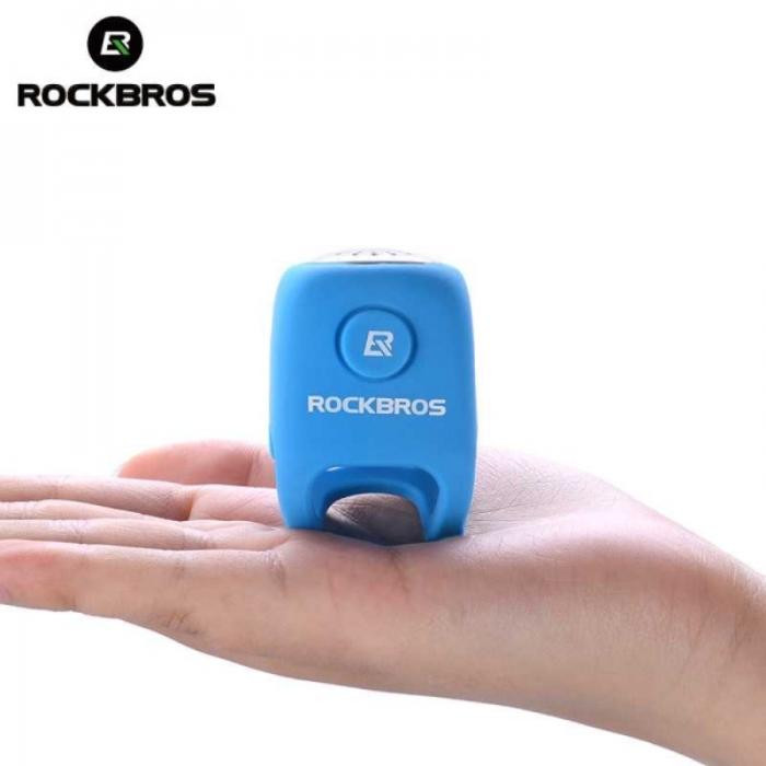 Dzwonek do roweru elektryczny ROCKBROS Niebieski (CB1709BU)