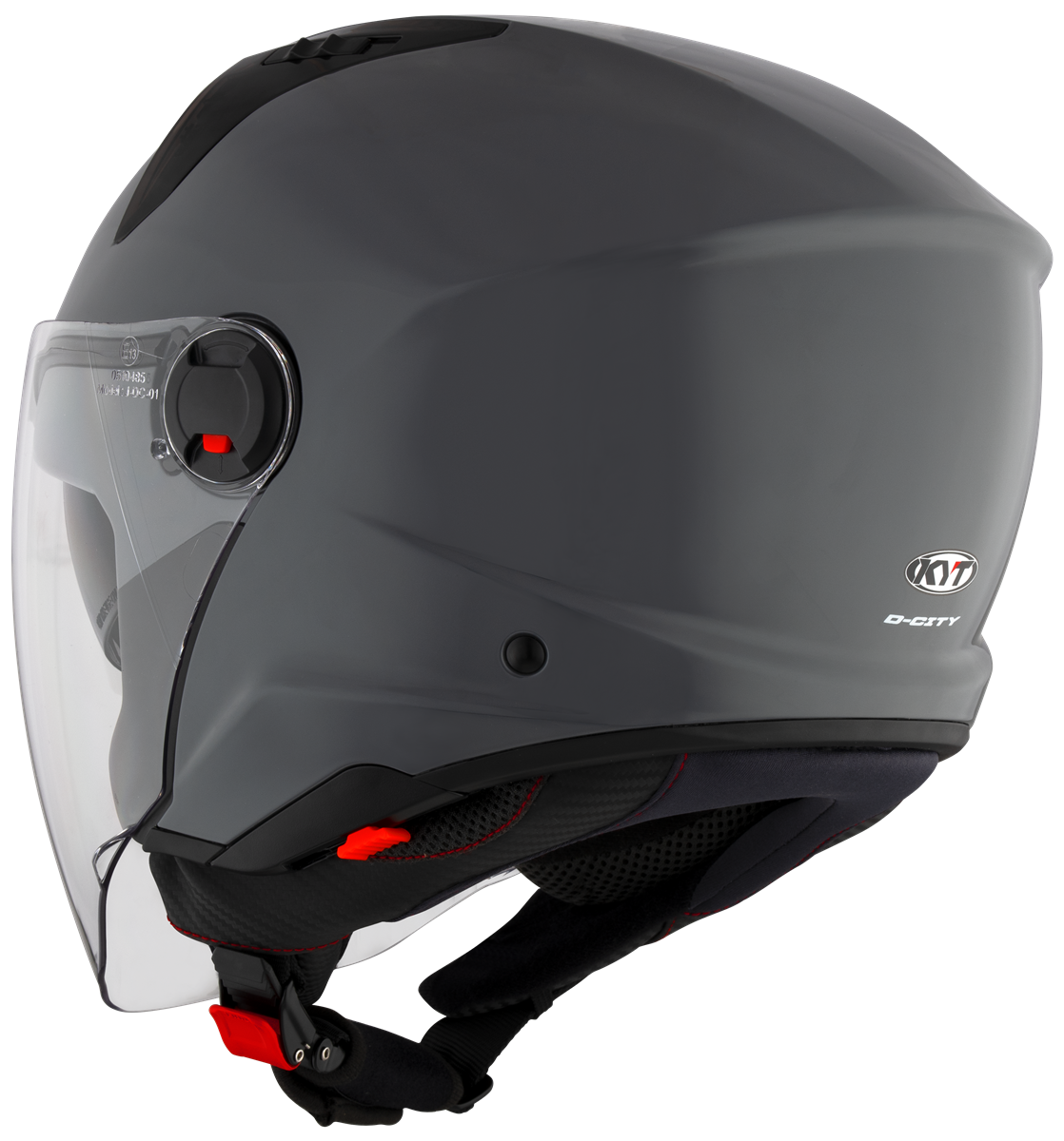Kask Motocyklowy KYT D-CITY połysk szary ECE/ONU 22-06