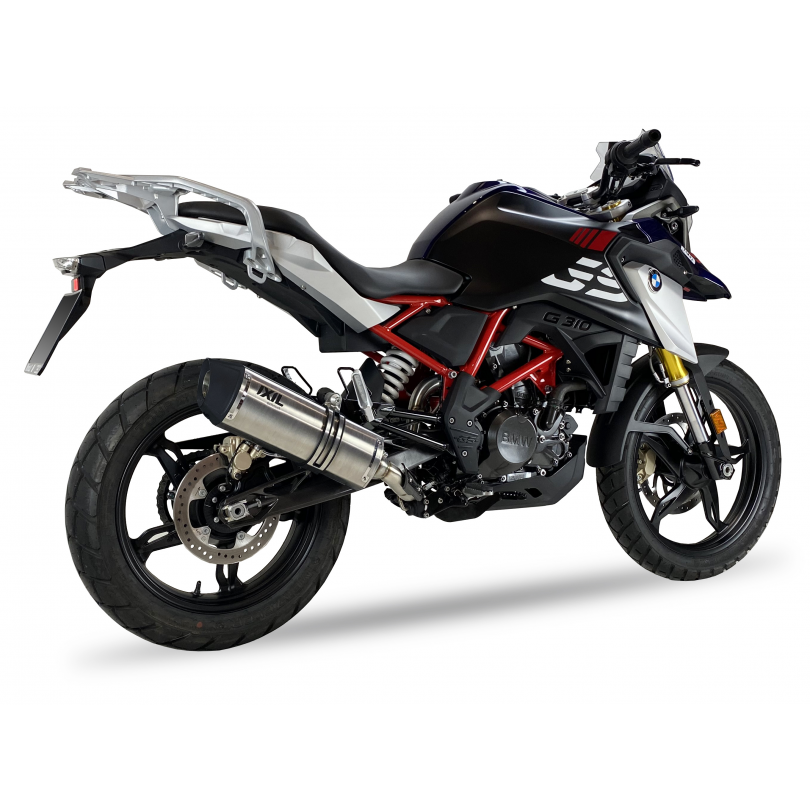 Tłumik IXIL BMW G 310 GS 17-22 (MG31 5G31) typ SOVE (waga: 3000g, długość: 423 mm., materiał: Inox AISI304, kolor: Black painted