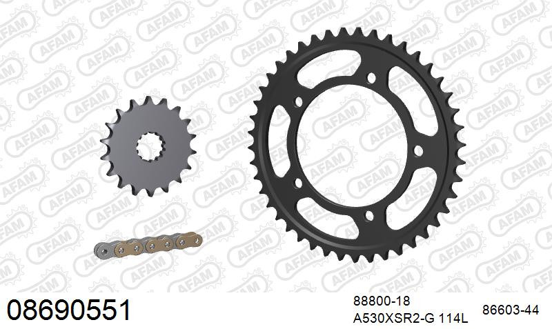 Zestaw napędowy AFAM do TRIUMPH Tiger 1050, Tiger 1050 SE