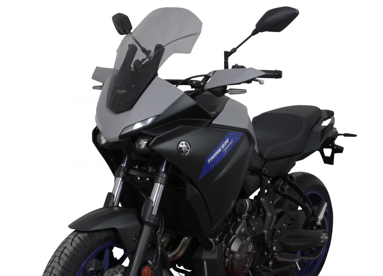 Szyba motocyklowa MRA YAMAHA TRACER 700 2020-, forma TM, przyciemniana