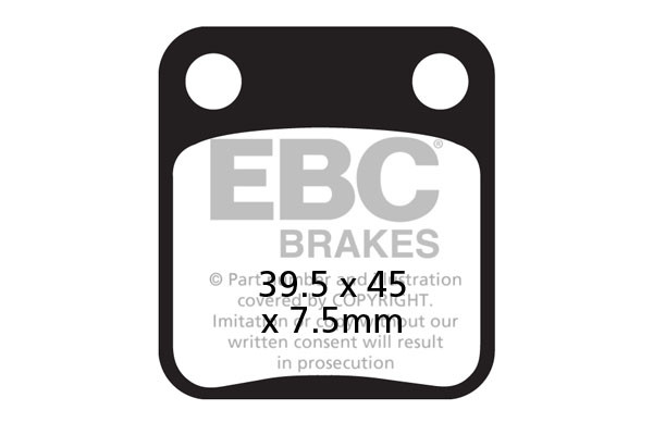 EBC Brakes Klocki hamulcowe EBC SFA054 skuterowe (kpl. na 1 tarcze)