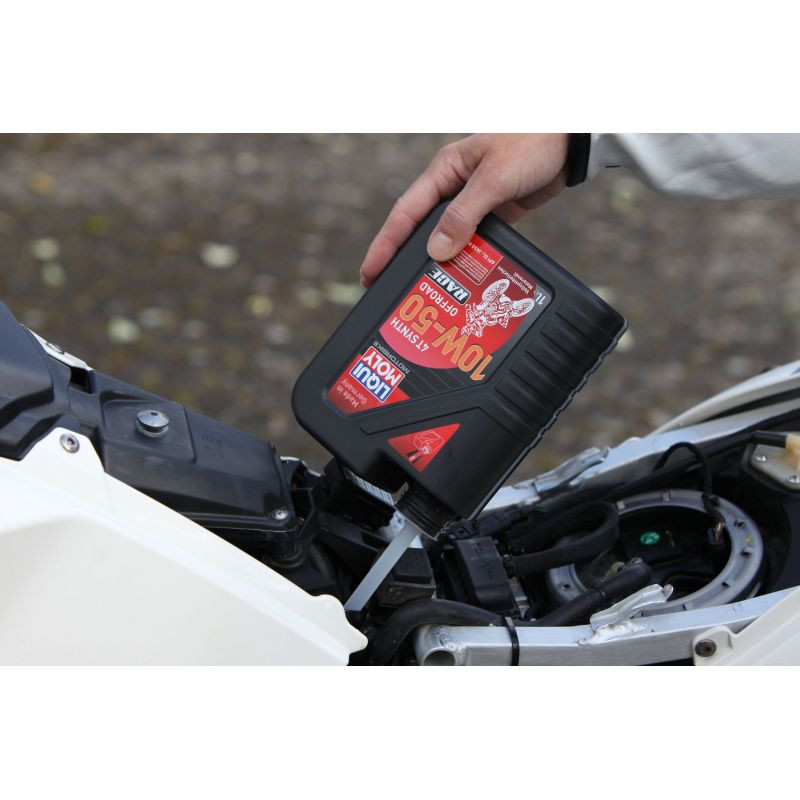 LIQUI MOLY Olej silnikowy syntetyczny do motocykli 10W50 Offroad Race 4T 4 litry