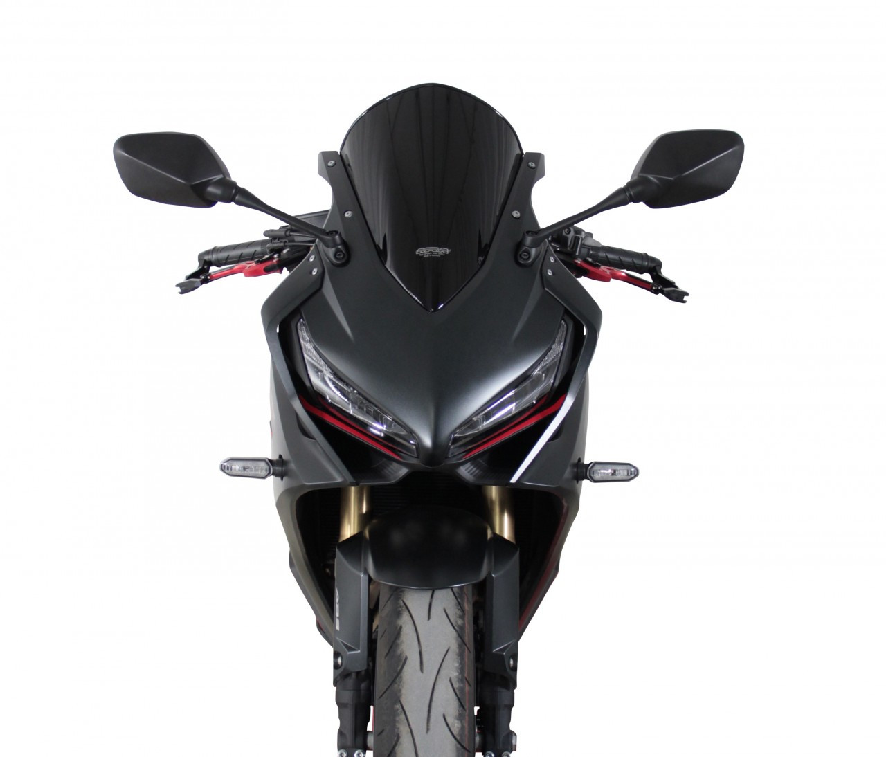 Szyba motocyklowa MRA HONDA CBR 650 R 2019-2023, forma R, czarna
