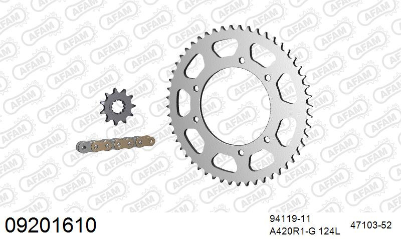 Zestaw napędowy AFAM do PEUGEOT XP6 50 Track