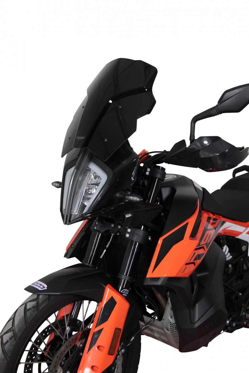 Szyba motocyklowa MRA KTM ADVENTURE 890 R 2018-2022, forma TN, czarna