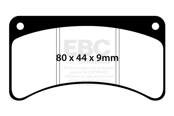 EBC Brakes EBC Klocki kartingowe FA515A (1 kpl. na tarczę)