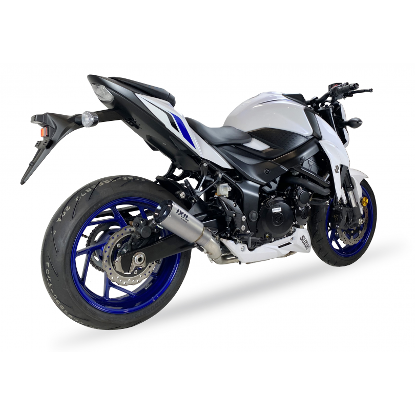 Tłumik IXIL SUZUKI GSR 750 11-16 (C5) typ RC (waga: 800g, długość: 230 mm., materiał: Inox AISI304, kolor: Bright resin) SLIP ON