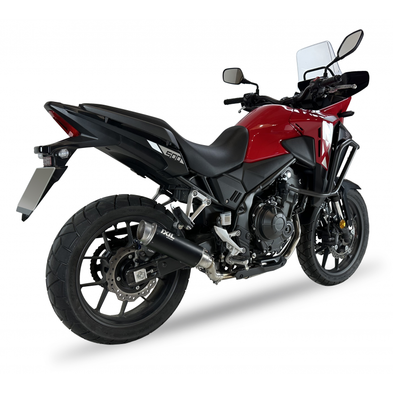 Tłumik IXIL HONDA NX 500 2024 (PC72) typ RC3B SLIP ON - SPORT XTREM BLACK (Homologacja)