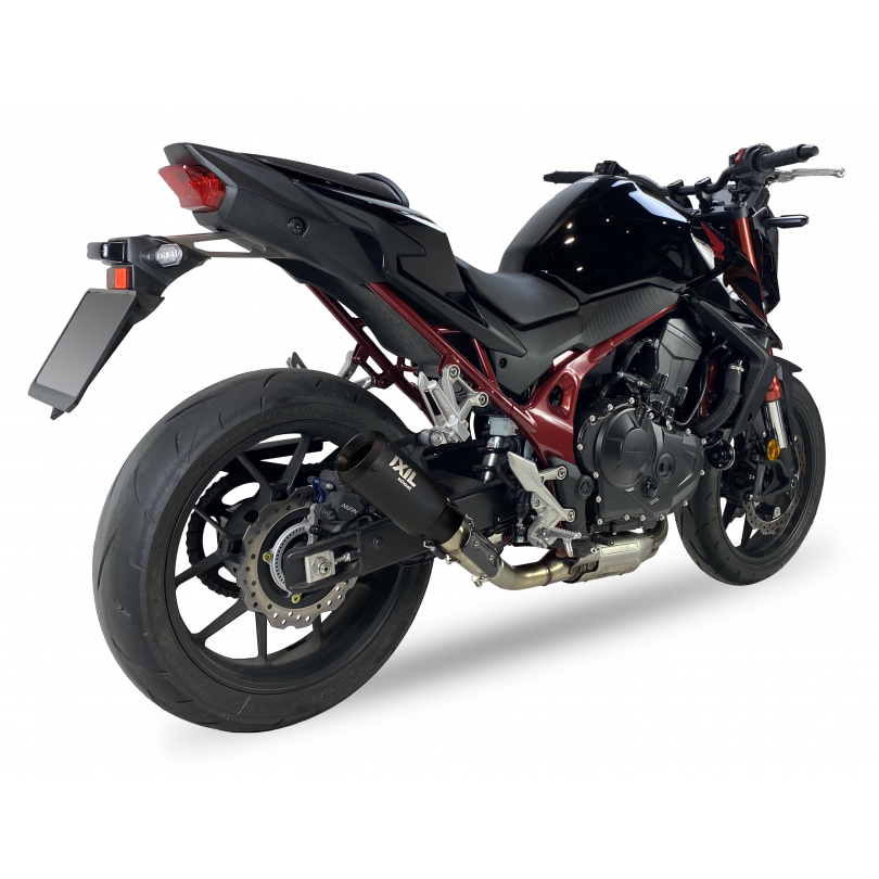 Tłumik IXIL HONDA CB 750 HORNET 2023 (RH12) typ RB (waga: 900g, długość: 230 mm., materiał: Inox AISI304, kolor: Black painted)