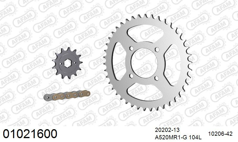 Zestaw napędowy AFAM do HONDA MTX 200 RW D,E,F,G