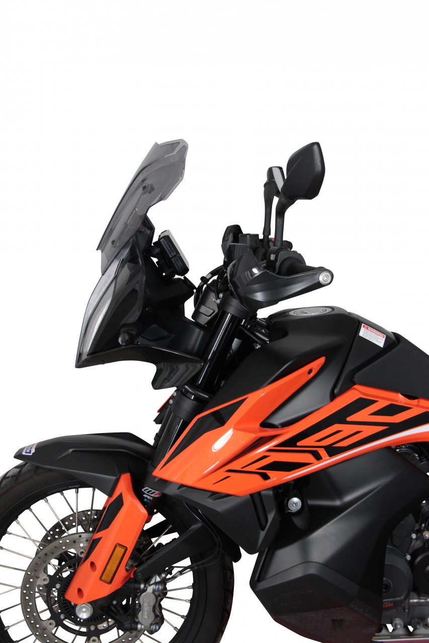 Szyba motocyklowa MRA KTM ADVENTURE 890 R 2018-2022, forma SPN, przyciemniana