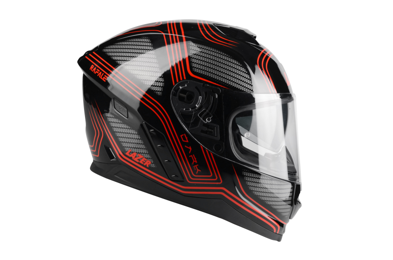 Kask Motocyklowy LAZER RAFALE Darkside (kol. Czarny - Czerwony)
