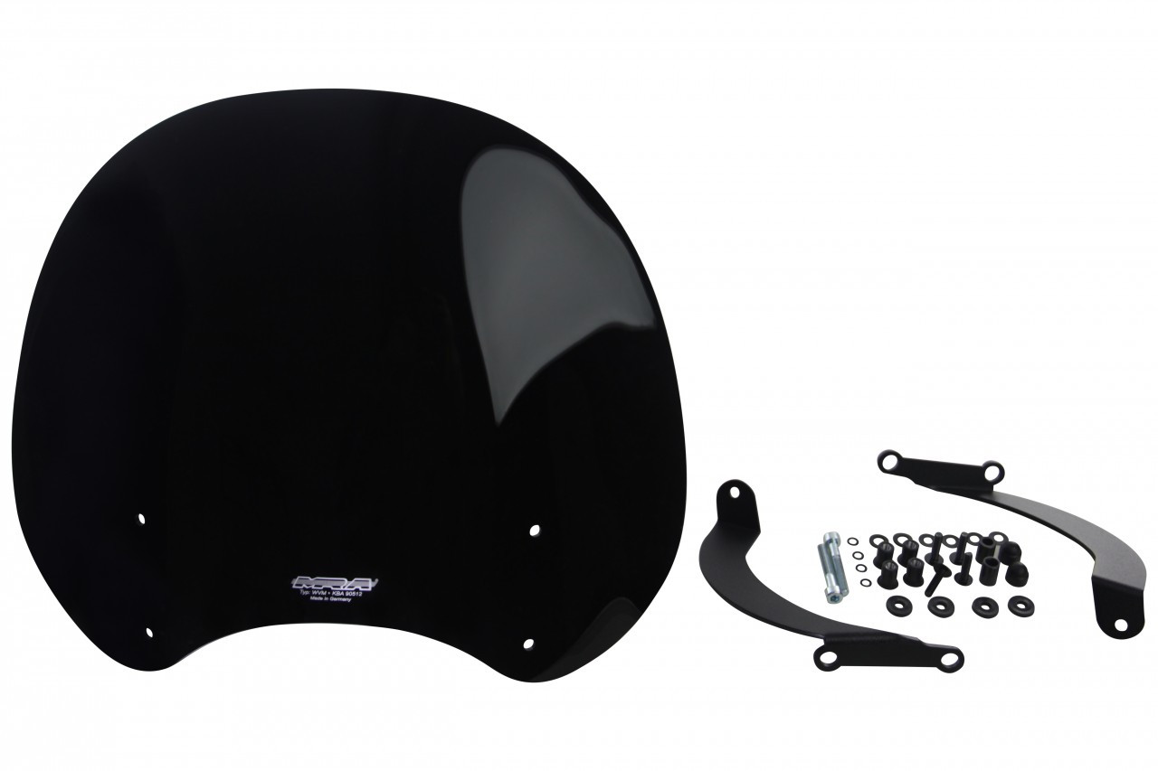 Szyba motocyklowa MRA HONDA CMX 500 REBEL 2020-, forma NTM, czarna