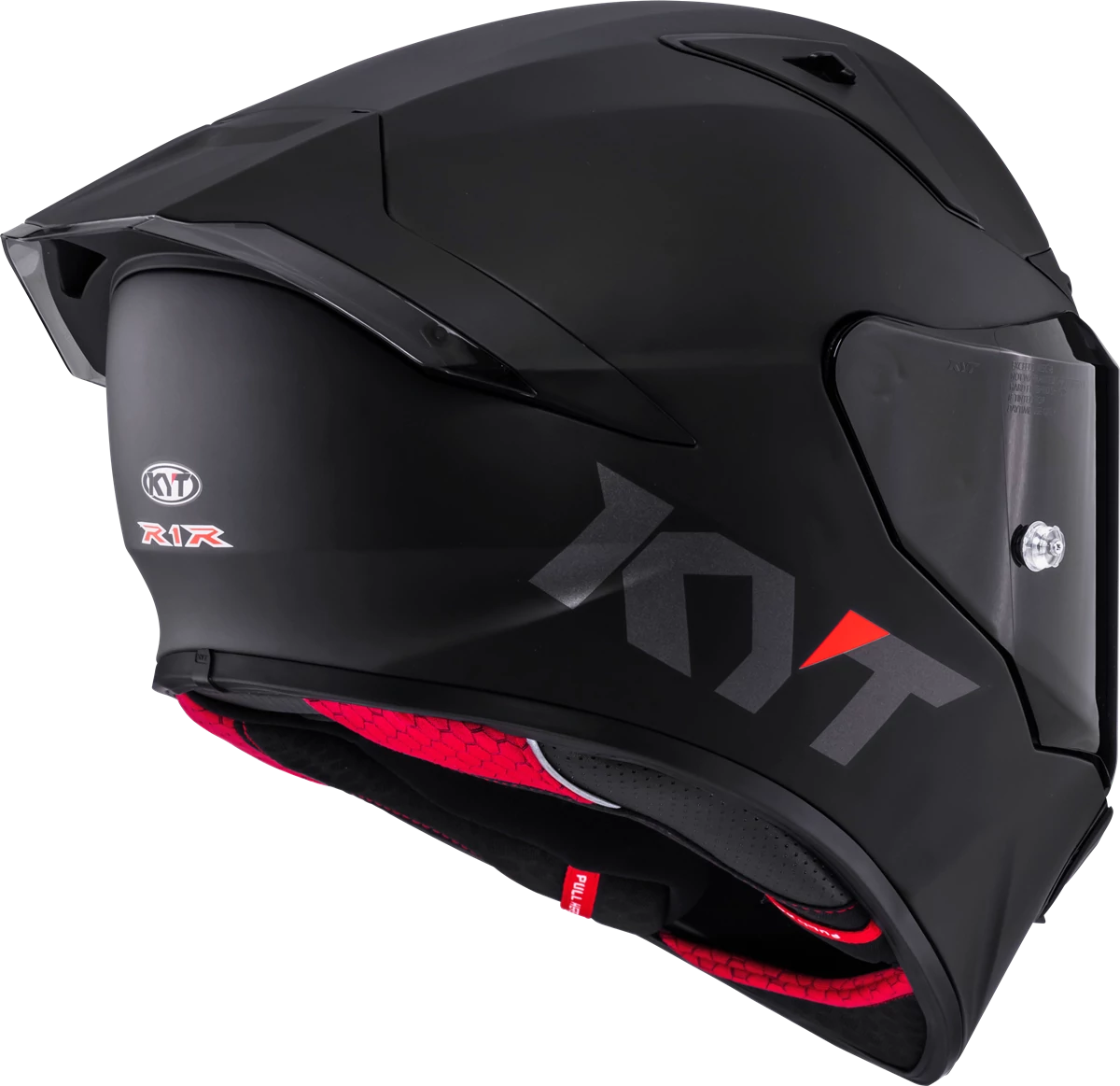 Kask motocyklowy KYT R1R CZARNY MATT E06