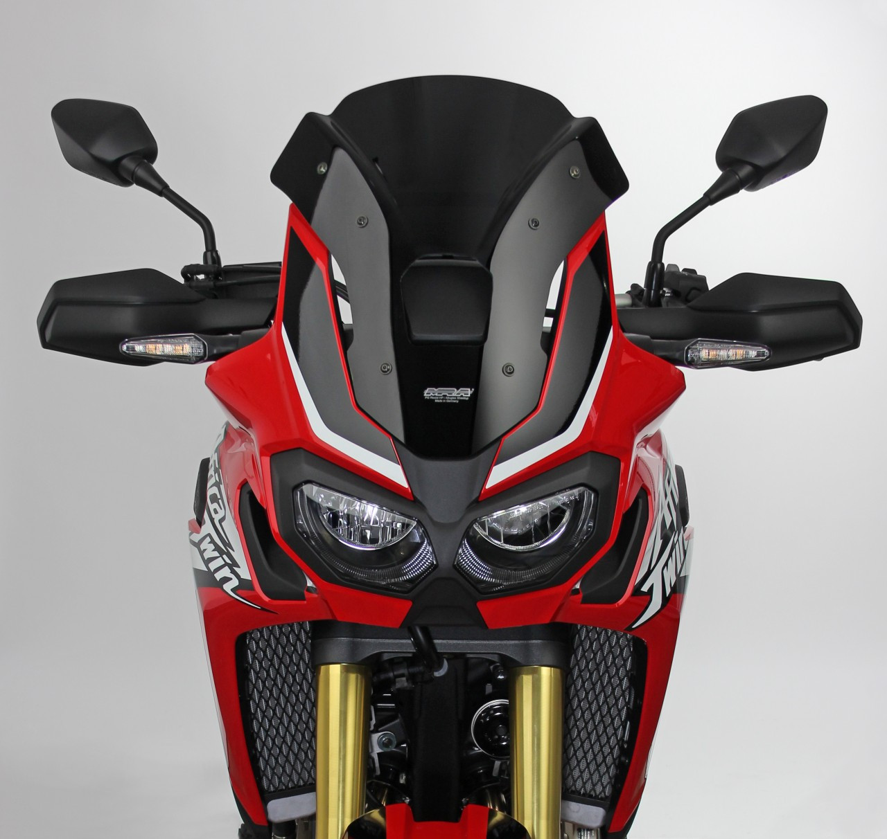 Szyba motocyklowa MRA HONDA CRF 1000 L AFRICA TWIN SD 04 2016-2019, forma SPM, czarna