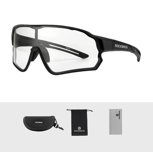 Okulary rowerowe / sportowe fotochrom ROCKBROS UV400 (10139)