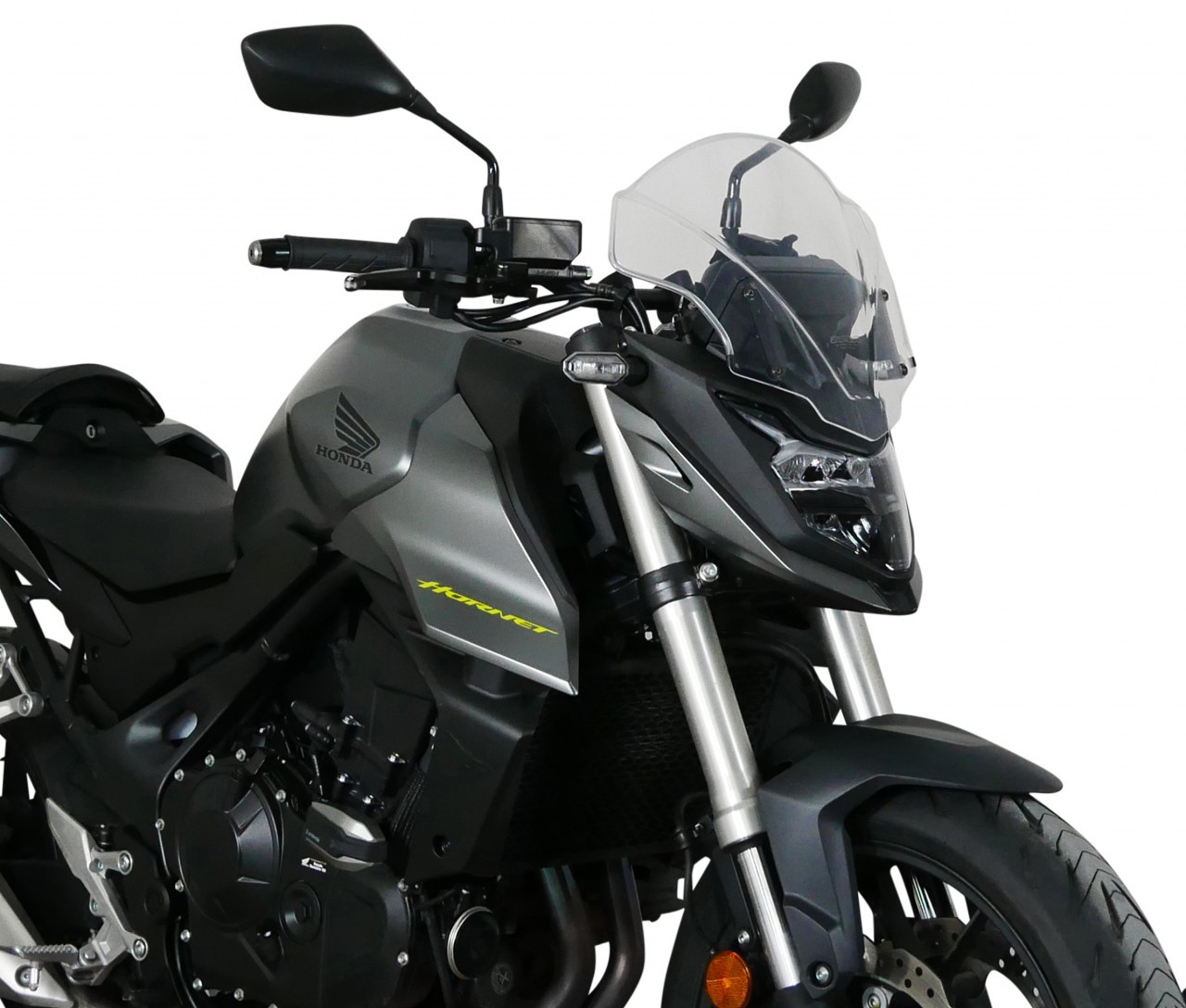 Szyba motocyklowa MRA HONDA CB 750 HORNET 2023-2024, forma NTM, bezbarwna