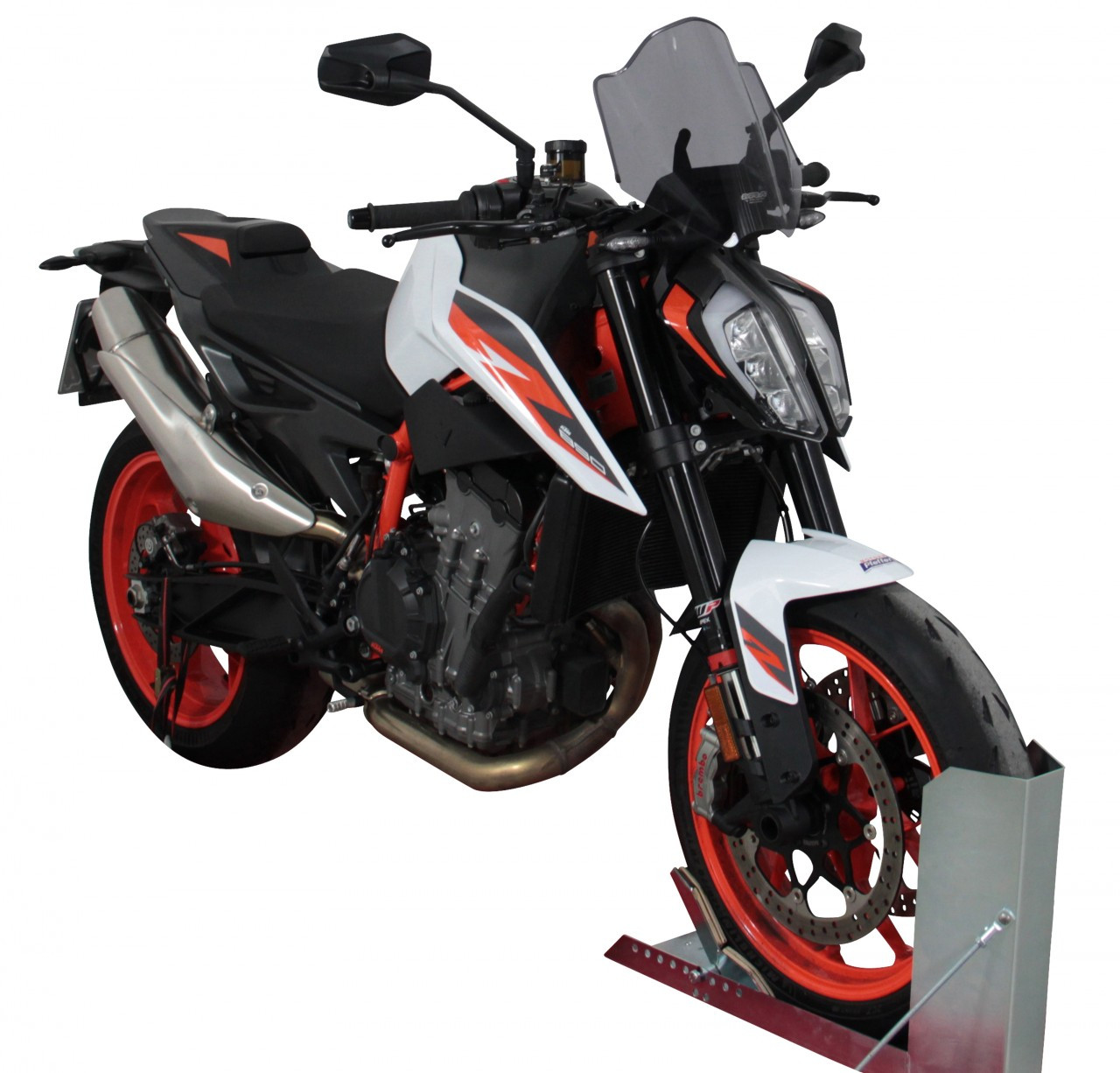 Szyba motocyklowa MRA KTM DUKE 890 R 2019-, forma NRM, przyciemniana