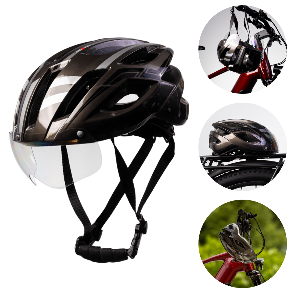 Kask rowerowy szosowy ROXAR SPEED black