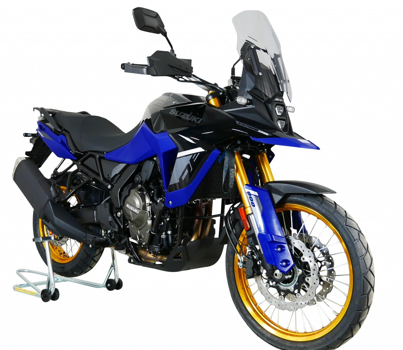 Szyba motocyklowa MRA SUZUKI V-STROM 800 /DE /RE 2023-, forma NTM, przyciemniana