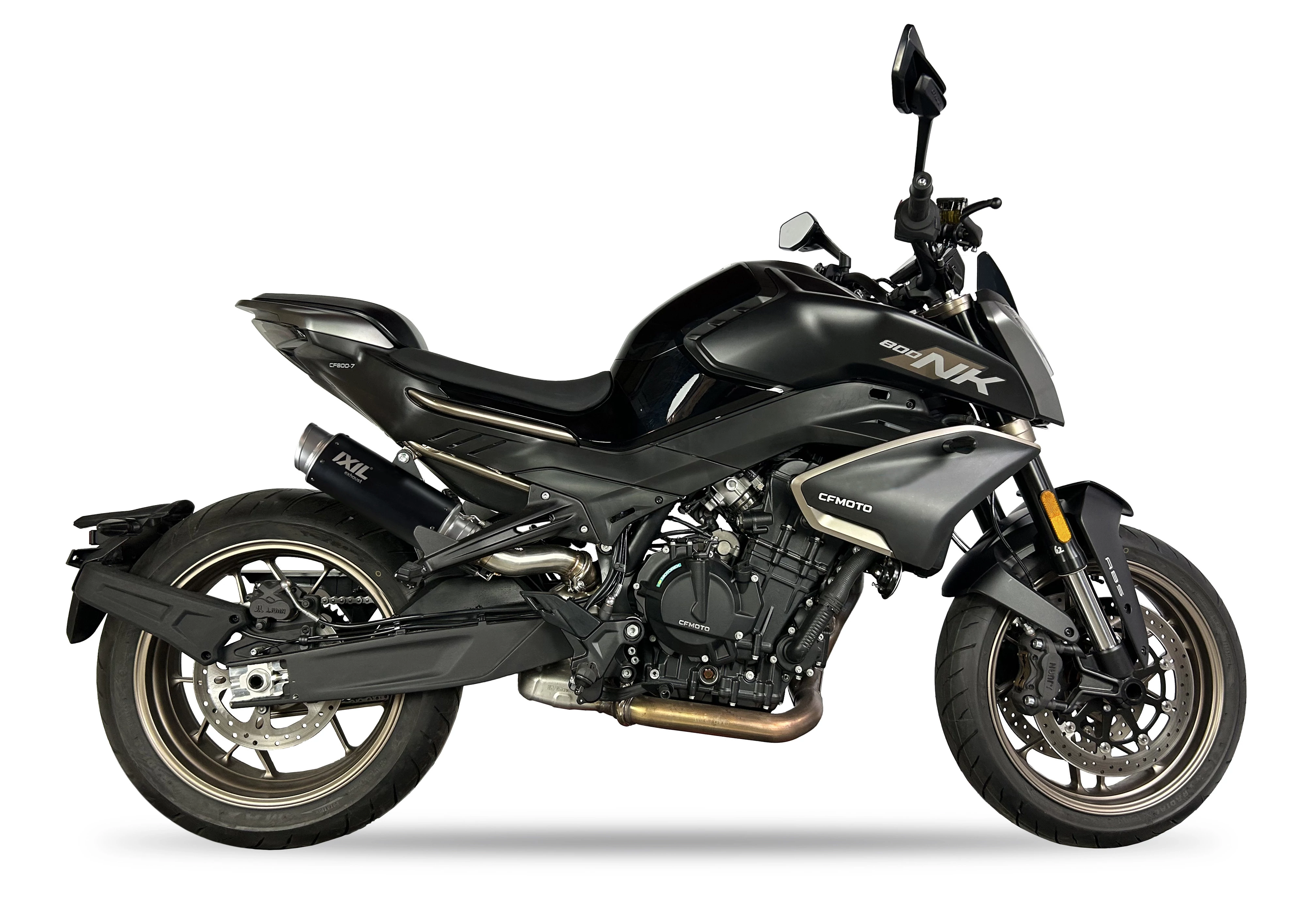IXIL Tłumik CFMOTO 800 NK (CF800-7) typ RB SLIP ON - RACE XTREM BLACK (Homologacja)