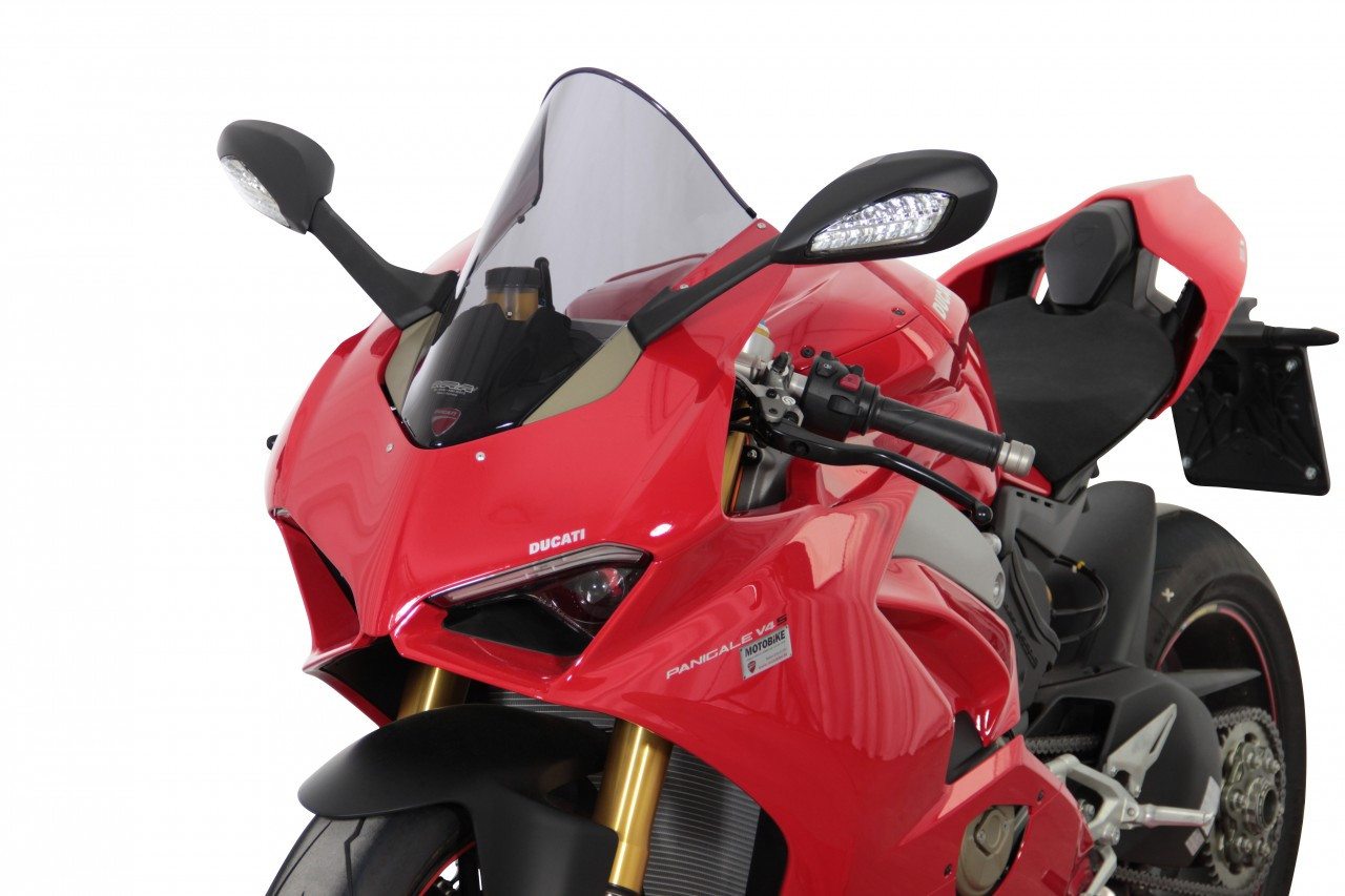 Szyba motocyklowa MRA DUCATI PANIGALE V2 2020-2024, forma R, przyciemniana
