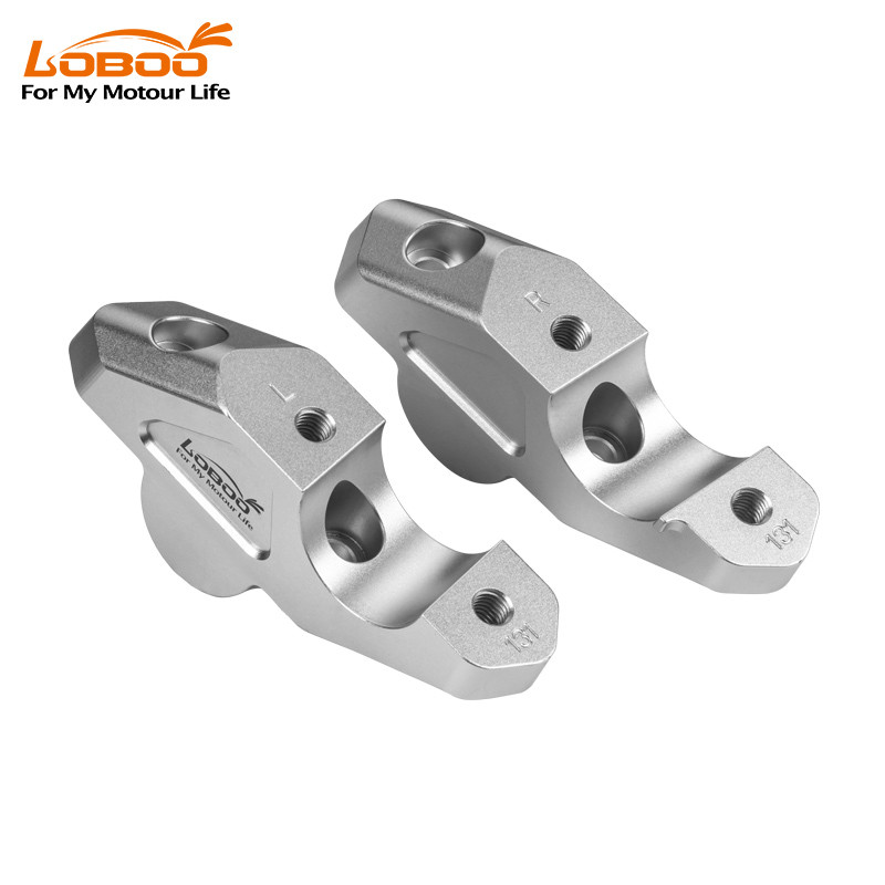LOBOO Podwyższenie kierownicy do BMW R1300GS (2023-), podwyższenie 29mm, przybliżenie 29mm