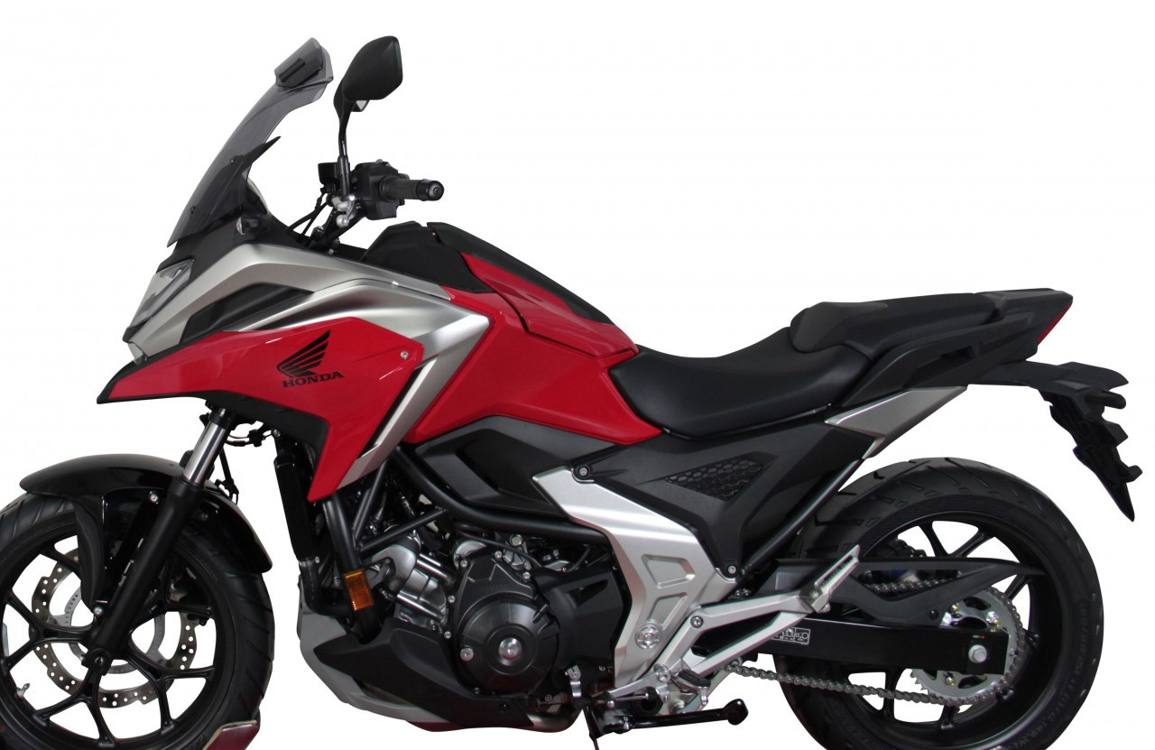 Szyba motocyklowa MRA HONDA NC 750 X 2021-2024, forma VTM, przyciemniana