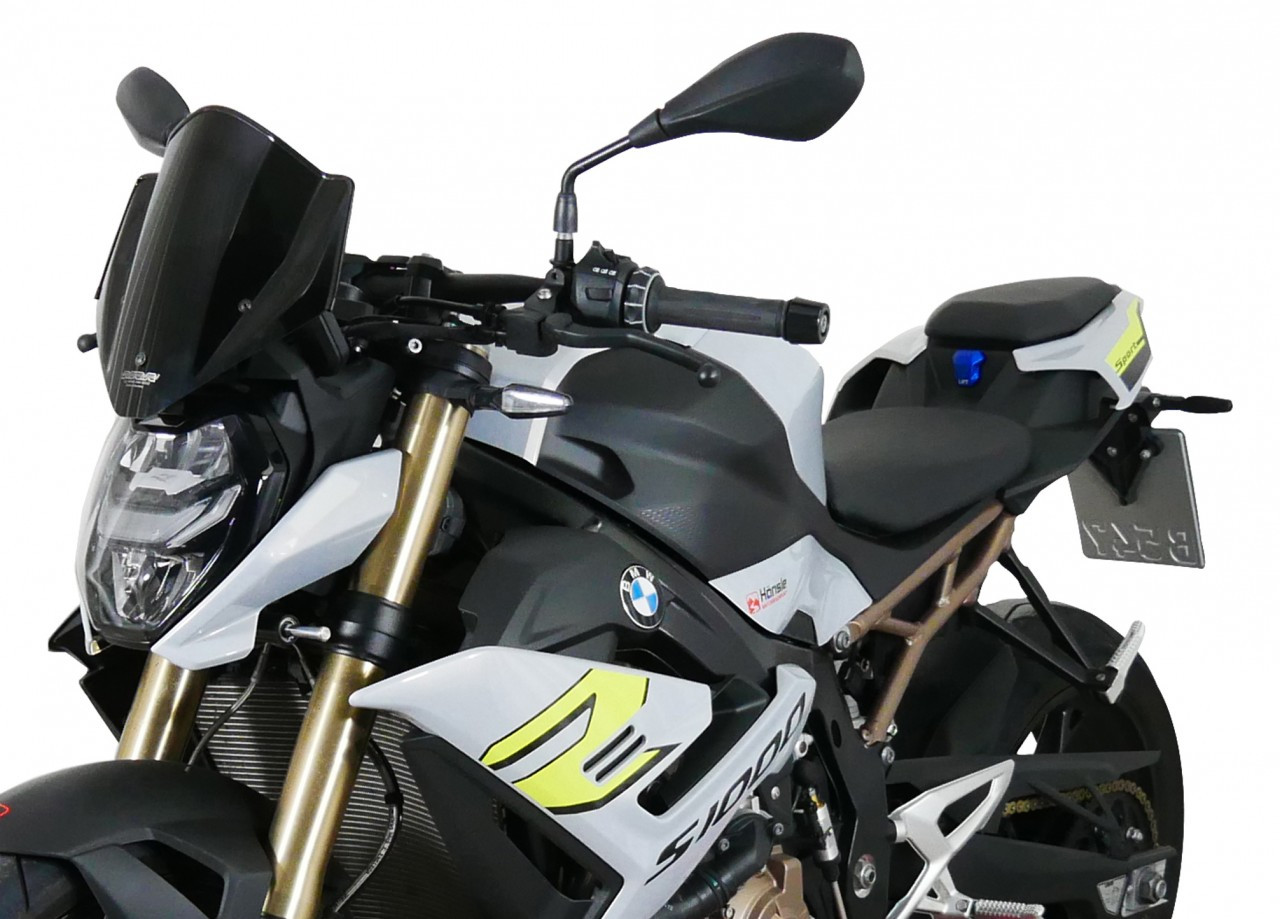 Szyba motocyklowa MRA BMW S 1000 R (HAL.WINDSH. SPORT 2021-, forma SPM, czarna