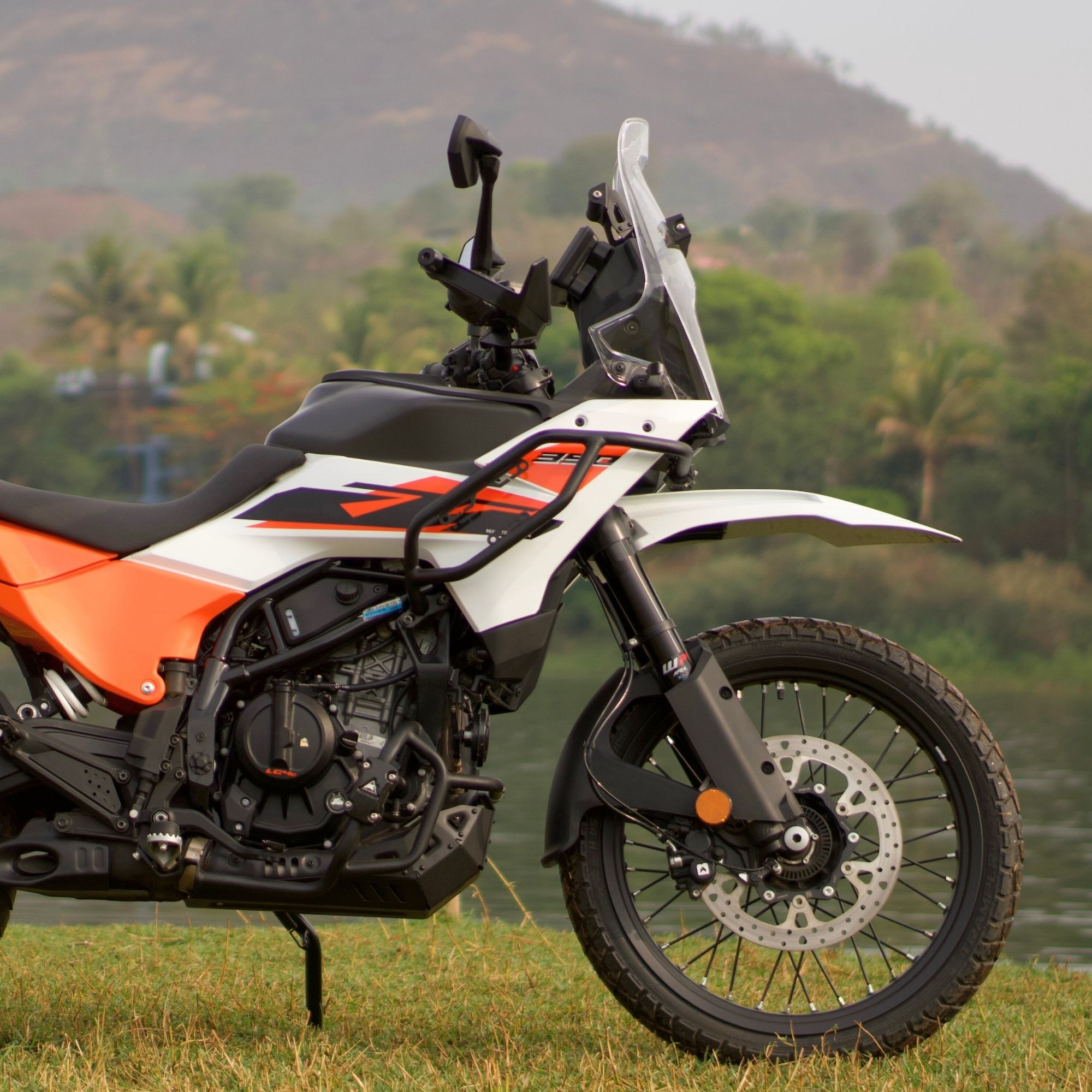 Gmole ochronne / Crashbary do KTM 390 ADVENTURE 2025-26 BLACK MAT czarny mat - komplet