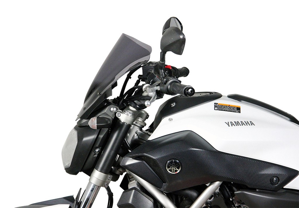 Szyba motocyklowa MRA YAMAHA MT-07 RM04 2014-2017, forma NRM, czarna