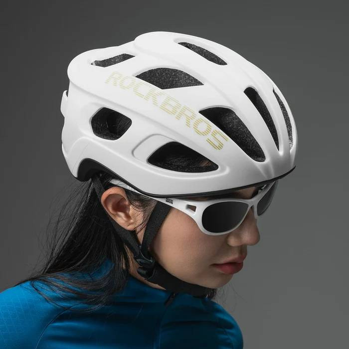 Kask rowerowy dla dorosłych (58-62 cm) biały mat ionic+ ROCKBROS 100049002