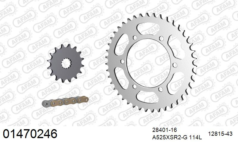 Zestaw napędowy AFAM do SUZUKI GSX-R 600 L1,L2,L3,L4,L5,L6,L7