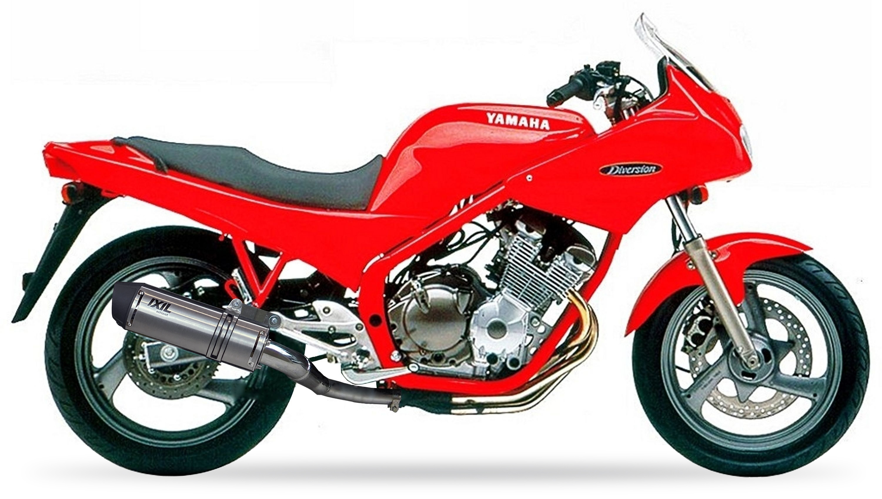Tłumik IXIL YAMAHA XJ 600 N DIVERSION (RJ01) typ SOVE (waga: 3000g, długość: 423 mm., materiał: Inox AISI304, kolor: Black paint