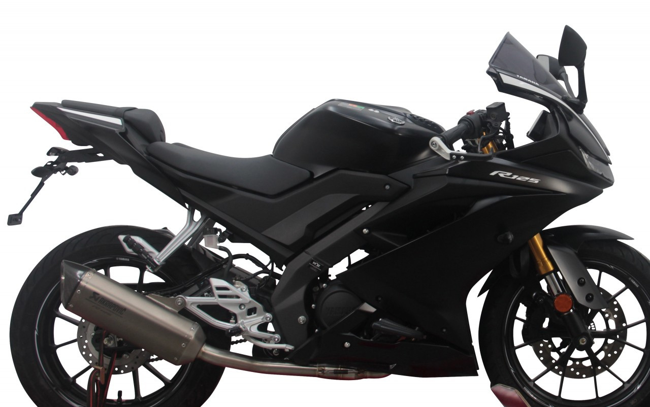 Szyba motocyklowa MRA YAMAHA YZF R125 2019-2022, forma R, przyciemniana