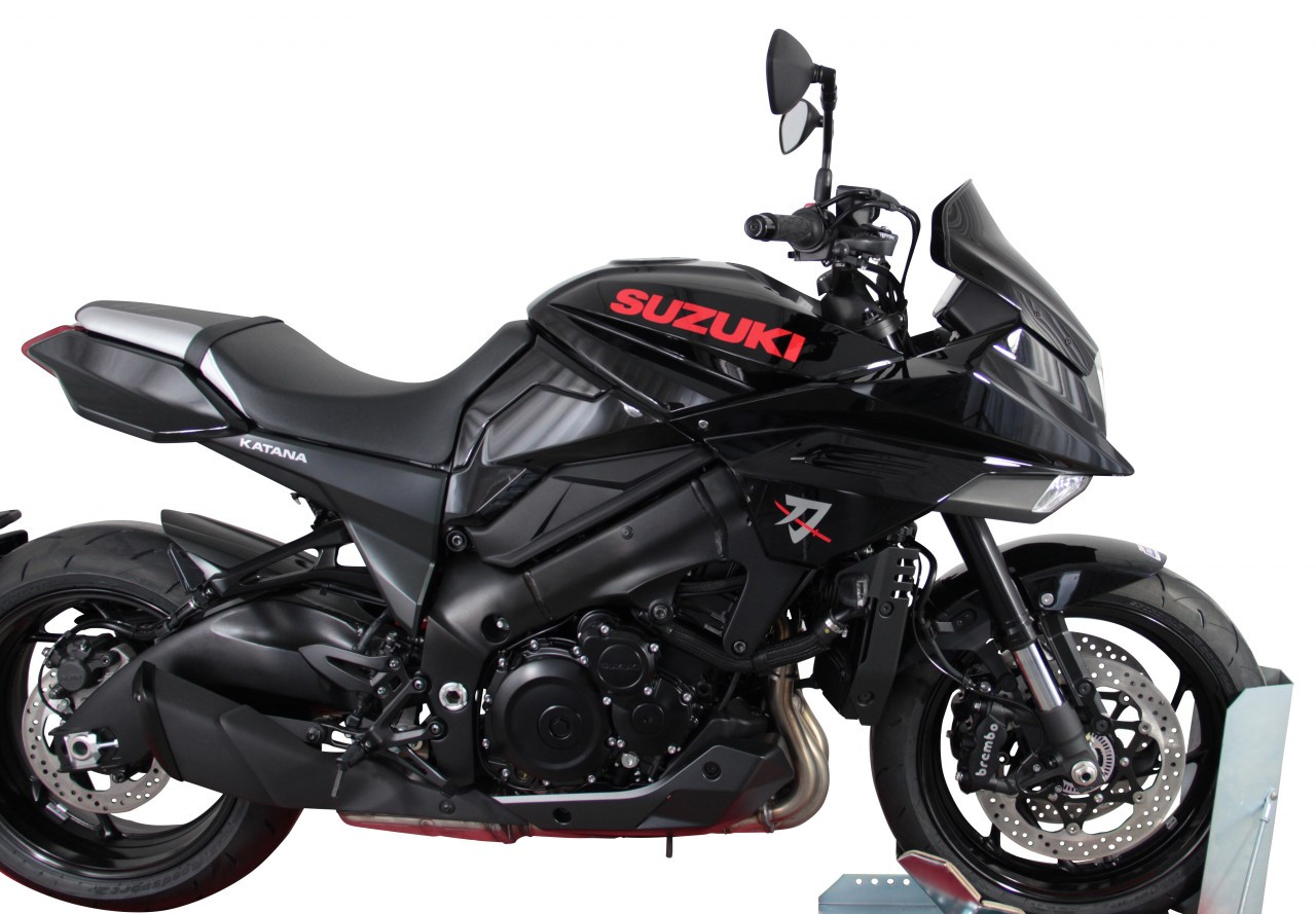 Szyba motocyklowa MRA SUZUKI GSX-S 1000 S KATANA 2019-, forma S, czarna