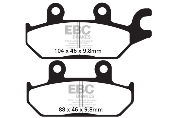EBC Brakes Klocki hamulcowe EBC FA642TT (kpl. na 1 tarcze)