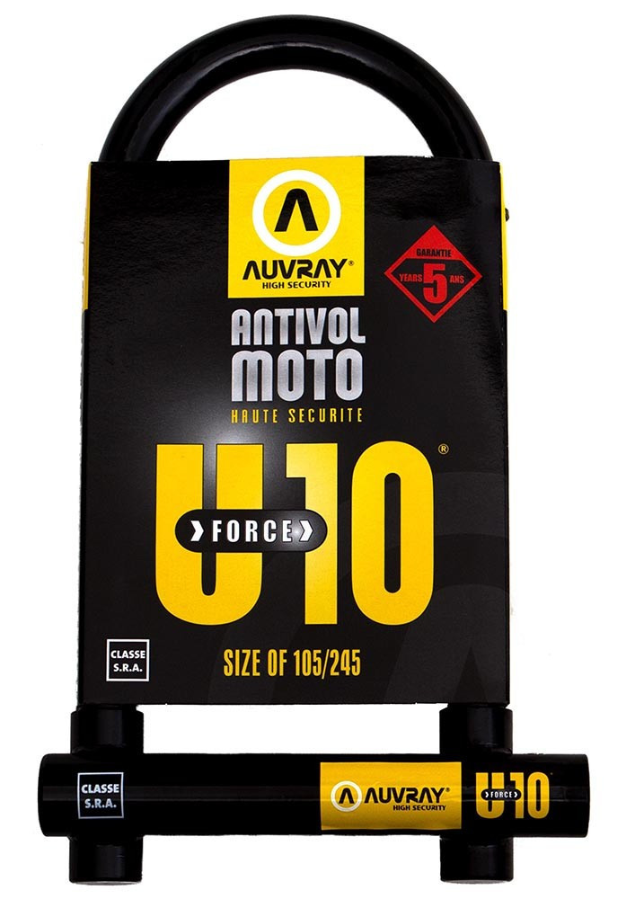 AUVRAY zapięcie U-LOCK U-FORCE 10 - 105 x 245mm, średnica bolca 18mm (klasa S.R.A.)