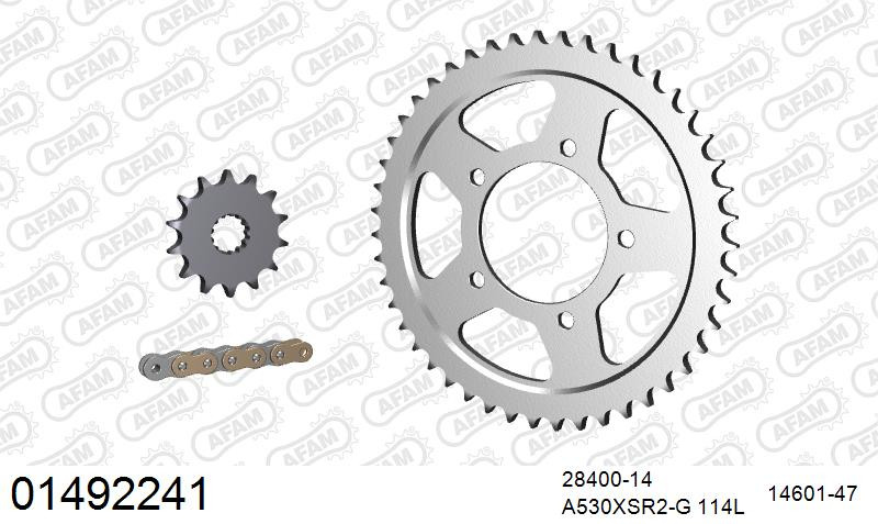 Zestaw napędowy AFAM do SUZUKI GSX-R 1100 G,H