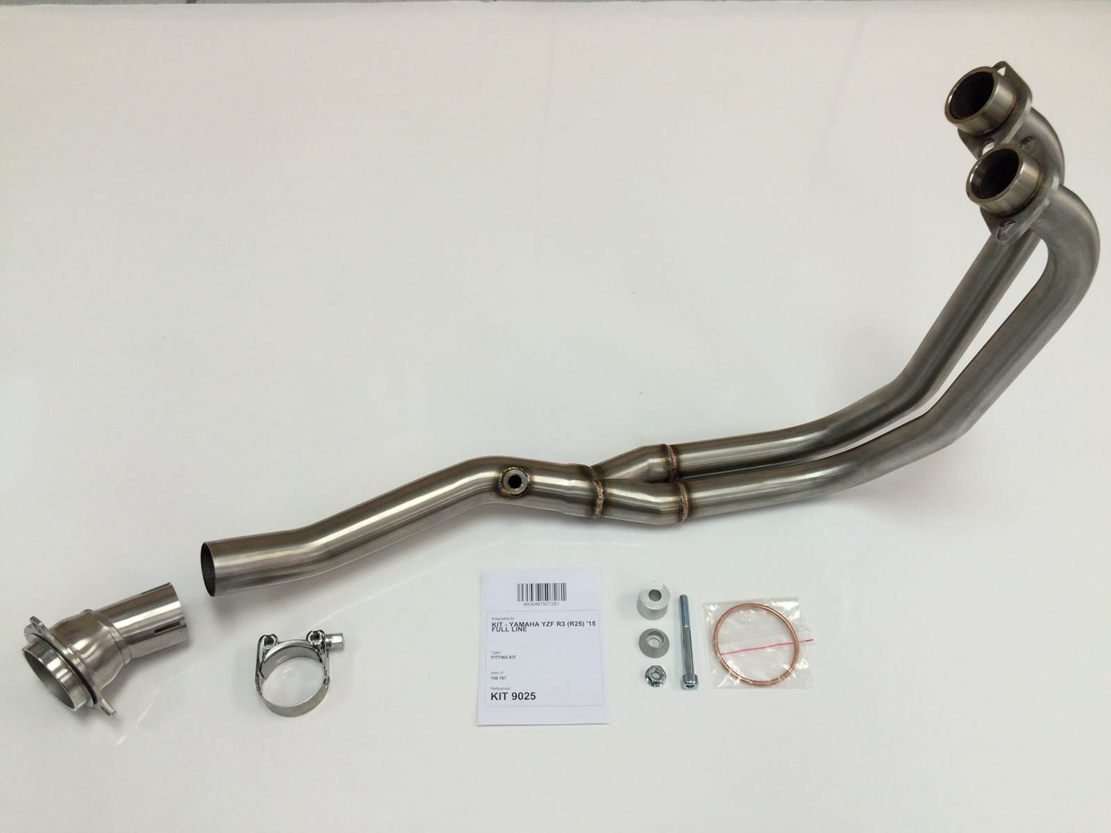 Tłumik IXIL YAMAHA R3 / R25 15-21 (RH07 RH12) typ SOVE (waga: 3000g, długość: 423 mm., materiał: Inox AISI304, kolor: Black pain