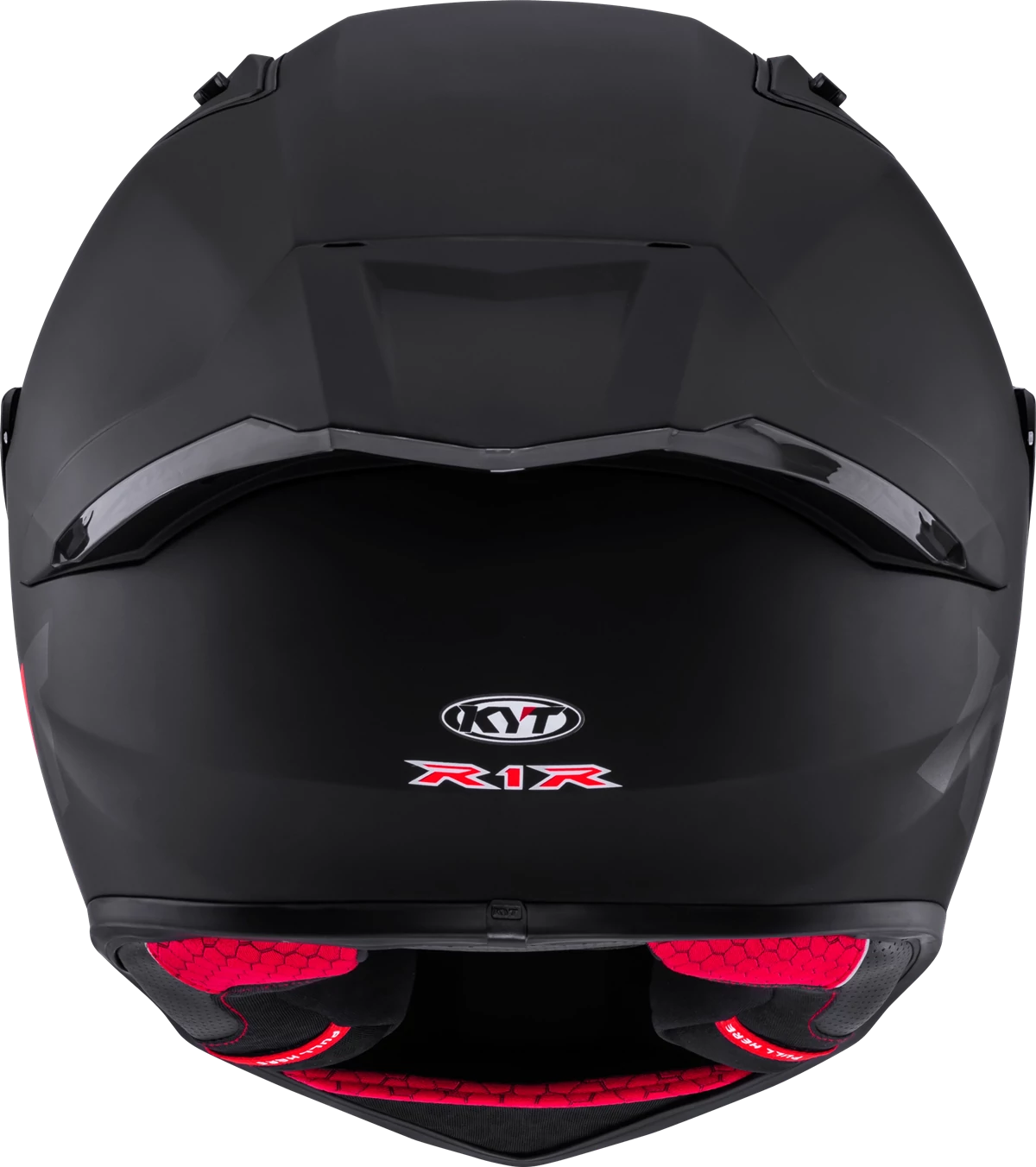 Kask motocyklowy KYT R1R CZARNY MATT E06