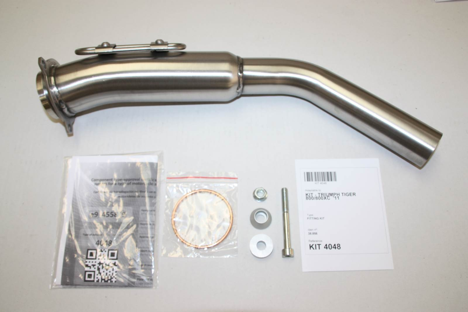 Tłumik IXIL TRIUMPH TIGER 800 - 800 XC 11-13 (A08) typ SOVE (waga: 3000g, długość: 423 mm., materiał: Inox AISI304, kolor: Black