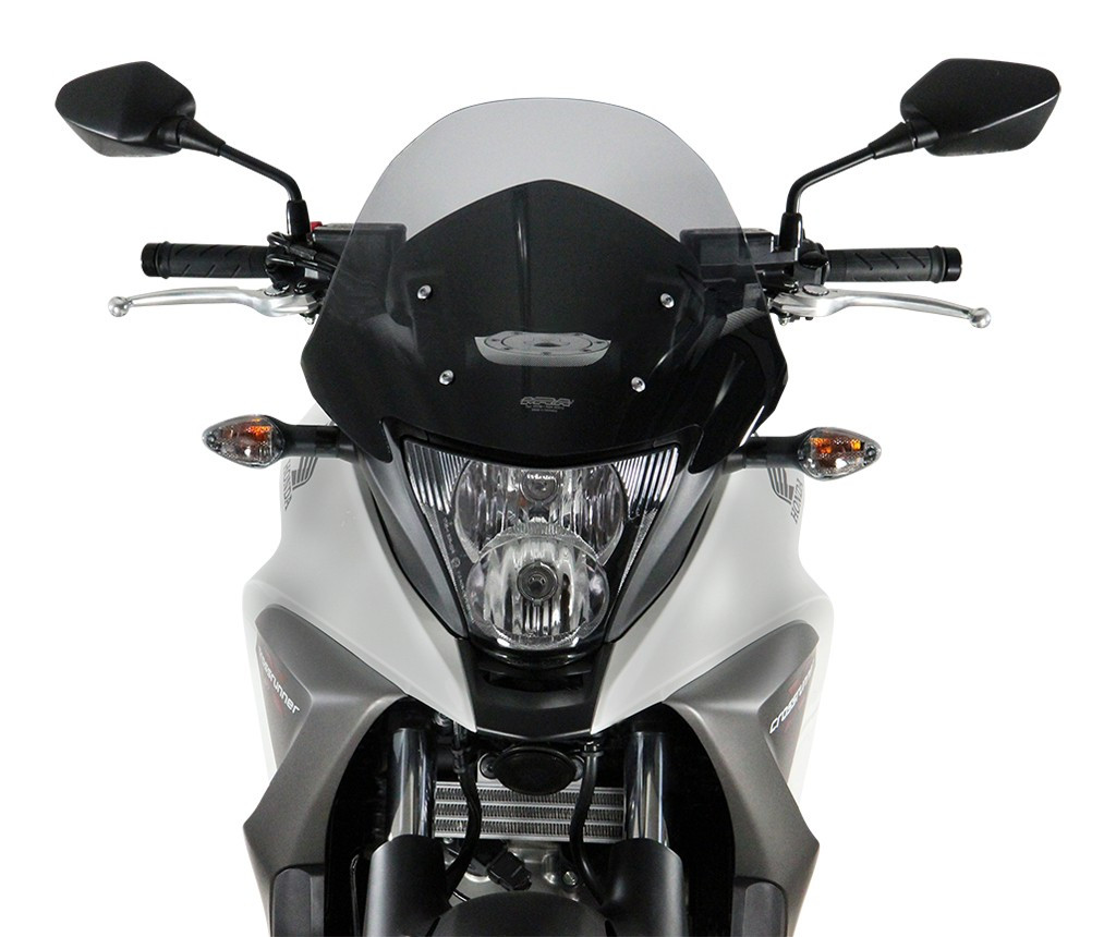 Szyba motocyklowa MRA HONDA VFR 800 X (CROSSRUNNER) RC 60 2011-2014, forma TM, czarna