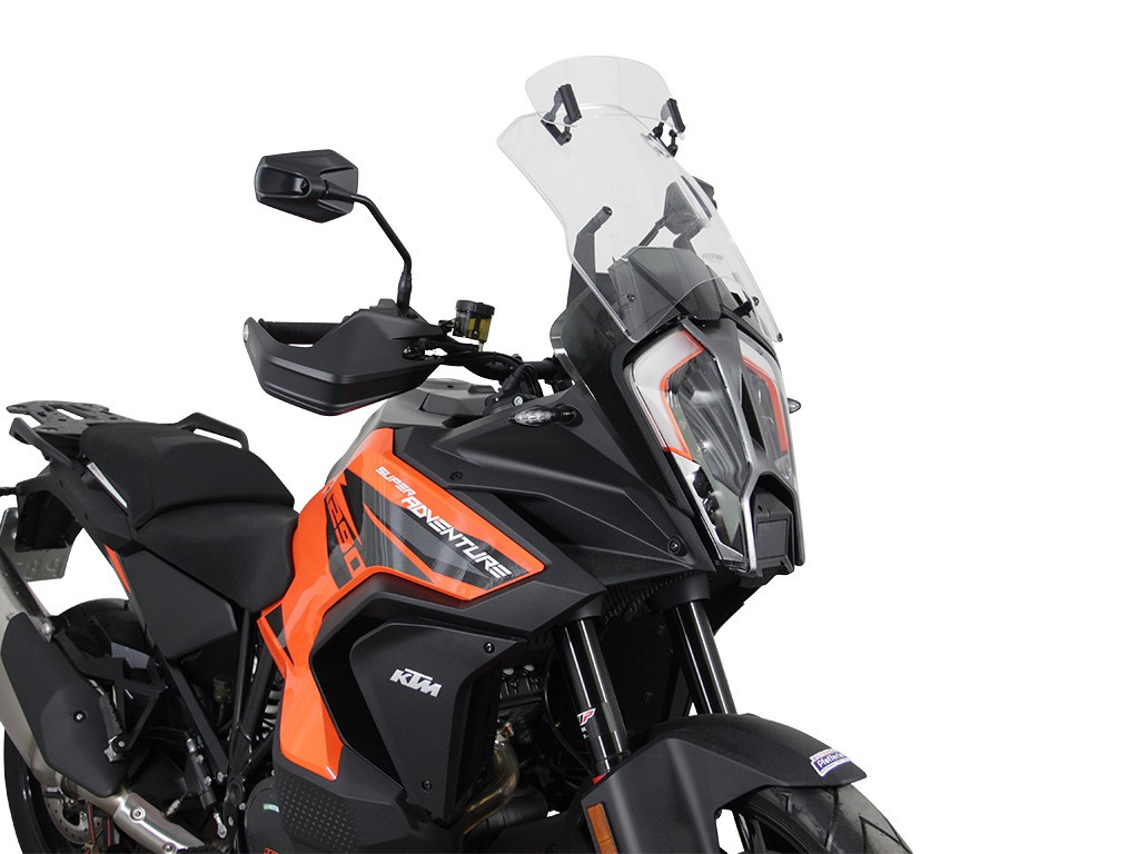 Szyba motocyklowa MRA KTM SUPERADVENTURE 1290 /S /R 2021-, forma VTM, bezbarwna