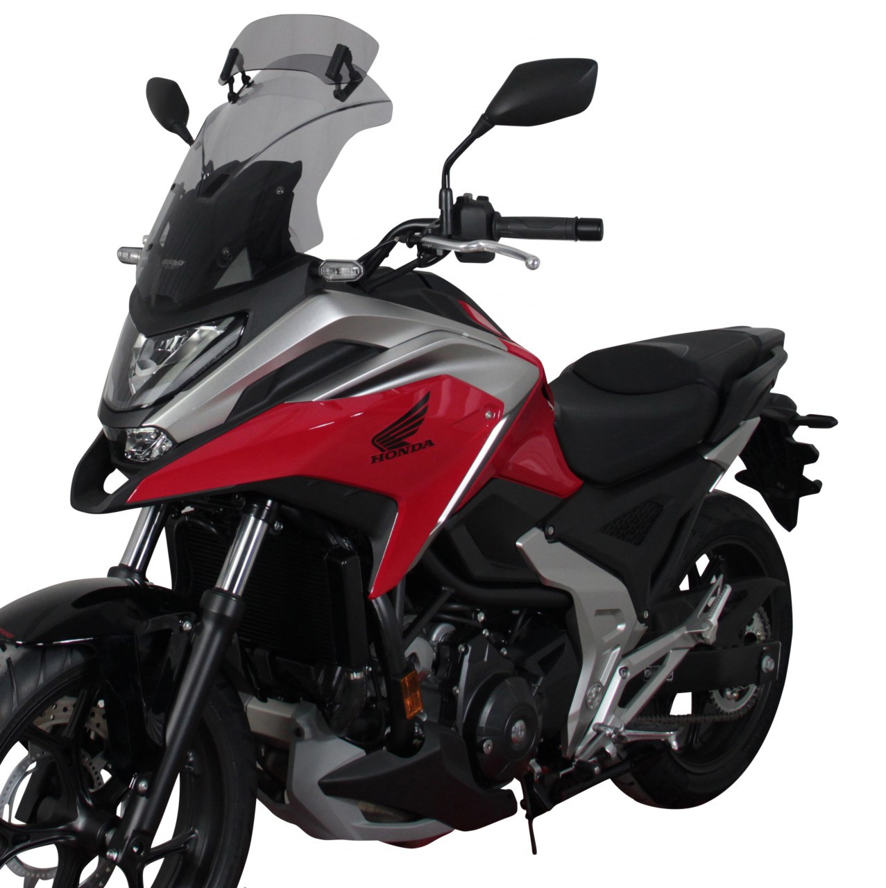 Szyba motocyklowa MRA HONDA NC 750 X 2021-2024, forma VTM, przyciemniana