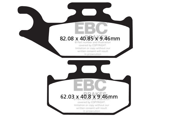 EBC Brakes Klocki hamulcowe EBC FA317TT (kpl. na 1 tarcze)